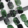 Natural Ruby in Zoisite Beads Strands G-C098-A38-01-1