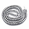Electroplate Non-magnetic Synthetic Hematite Beads Strands G-T114-61-P-2