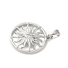 Brass Micro Pave Cubic Zirconia Pendants LS-KK-F914-02B-P-2