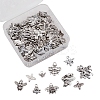 100Pcs 10 Style Tibetan Style Alloy Pendants TIBEP-CJ0001-76-7