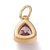 PVD Vacuum Plating 304 Stainless Steel Cubic Zirconia Pendant ZIRC-P080-A01-2