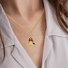 10Pcs 10 Styles Alloy Enamel Pendants ENAM-YW0006-99-5