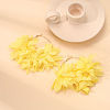 Alloy Cloth Hoop Earrings FS-WGC8145-11-1