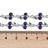 304 Stainless Steel Enamel Cherry Link Chains CHS-M007-01P-03-3