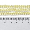 Electroplate Glass Bead Strands X-EGLA-R015-4mm-26-3