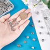120Pcs 6 Style Tibetan Style Alloy Beads TIBE-NB0001-21-3