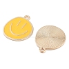 Alloy Enamel Pendants PALLOY-S192-03G-05-2