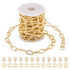 DIY Aluminium Paperclip Chains Bracelets/Necklaces Making Kit DIY-TA0012-92-2