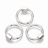 Brass Screw Carabiner Lock Charms LS-KK-T047-06P-1