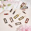 Olycraft 16Pcs 8 Style PU Leather Pendants FIND-OC0002-17-5