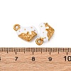 304 Stainless Steel Enamel Charms STAS-Q363-12D-G-3