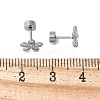 304 Stainless Steel Stud Earrings for Women LS-EJEW-E603-05G-P-2