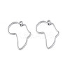 Africa Map 201 Stainless Steel Connector Charms STAS-T063-168P-2