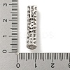 Brass Micro Pave Black Cubic Zirconia Beads KK-G493-12P-02-3
