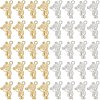 40Pcs 2 Colors Rack Plating Alloy Charms PALLOY-CA0002-39-1