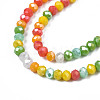 Opaque Glass Beads Strands GLAA-T006-07-A05-2