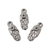 304 Stainless Steel Pendant Rhinestone Settings STAS-B167-08P-1