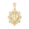 Religion Brass Pave Cubic Zirconia Pendants CU-CBA83A6-01C-G04-1