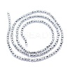 Electroplate Non-magnetic Synthetic Hematite Beads Strands G-L487-A-10-3