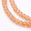 1 Strand Transparent Crackle Glass Round Beads Strands X-CCG-Q001-4mm-05-3