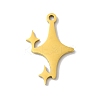5Pcs 201 Stainless Steel Pendants LS-STAS-Z068-04G-1