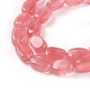 Cherry Quartz Glass Beads Strands G-I231-12-3