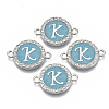 Alloy Enamel Links Connectors LS-ENAM-TAC0003-01S-06K-2