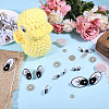 Oval Plastic Craft Safety Eye DIY-GL0005-64C-5
