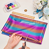 Rainbow Color Polyester Fabric DIY-WH0569-80B-3