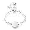 Tarnish Resistant 304 Stainless Steel Bracelet Making STAS-L248-008P-A-2