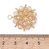 AB Color Plated Glass Pendants PALLOY-MZ01314-03-2