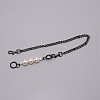 Zinc Alloy Curb Chain Bag Straps FIND-TAC0003-14A-1