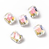 Light AB Style Glass Rhinestone Cabochons RGLA-J018-A-001LA-2