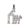 Non-Tarnish Mother's Day 304 Stainless Steel Pendants STAS-U002-01P-1