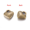 Tibetan Style Alloy Heart Charms LS-TIBEP-LFH260Y-AB-LF-1