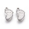 Jewelry Tarnish Resistant 201 Stainless Steel Pendants STAS-O118-65P-1