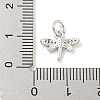 Rack Plating Brass Micro Pave Clear Cubic Zirconia Pendants LS-KK-B093-10A-P-3