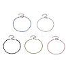 5Pcs 5 Color Glass Rhinestone Tennis Bracelets Set BJEW-JB09735-S-1