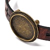 Hollow Cross PU Leather Bracelet Making LS-MAK-I020-01A-2
