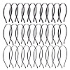 30Pcs 3 Styles Hair Accessories Iron Hair Band Findings OHAR-TA0001-08B-2