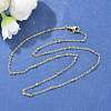 Brass Satellite Chains Necklace for Women NJEW-P265-38G-4
