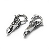 Thailand 925 Sterling Silver Lobster Claw Clasps STER-L057-007AS-2