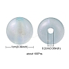 Rainbow Iridescent Plating Acrylic Beads MACR-YW0002-19C-4