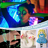 150G 15 Colors Luminous Round Glass Seed Beads SEED-PH0002-44-5