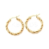 201 Stainless Steel Hoop Earrings EJEW-Q026-09G-2