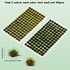 208Pcs 2 Colors Nylon Mini Grass Tufts AJEW-SP0003-17B-2