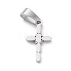 Non-Tarnish 304 Stainless Steel Pendants LS-STAS-L216-24P-1