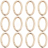 20Pcs Alloy Spring Gate Rings PALLOY-SC0010-53B-G-1