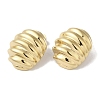 Chunky Oval 304 Stainless Steel Stud Earrings for Women EJEW-I303-08G-2