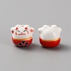 Handmade Porcelain Beads PORC-WH0006-02-2